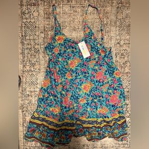 Kids form floral retro dress 70s